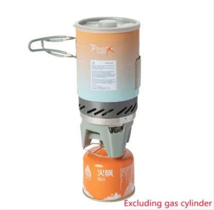 Outdoor Heat-Exchange Camping Pot