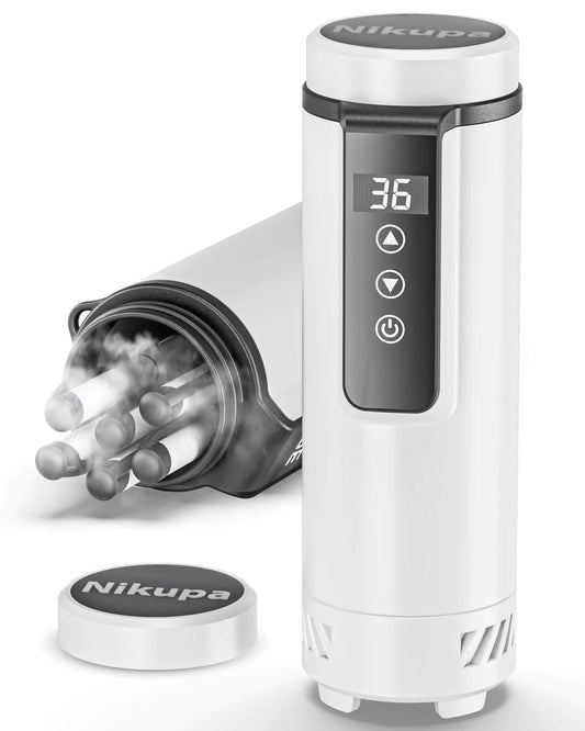 Insulin Cooler Travel Case USB Medicine Cooler for Travel TSA Approved Diabetic Insulina Cooler Portable Insulin Medical Cooler (White No Power Bank)