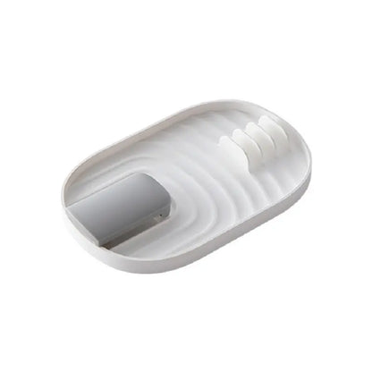 Folding Pot Lid Spoon Holder Kitchen Gadget (1pc)