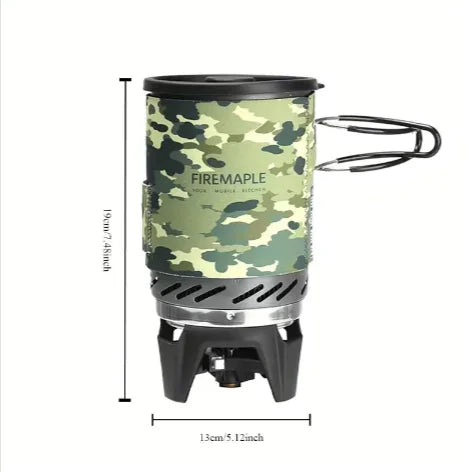 Outdoor Heat-Exchange Camping Pot
