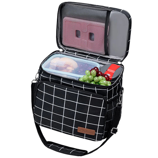 TuErcao Cooler Bag - Leak Proof Portable Collapsible Soft Cooler Ice Chest for Beach Hiking Picnic Camping Travel Cooler for Car Road Trips Lunch Box Cooler for Men Work Hieleras para Trabajo